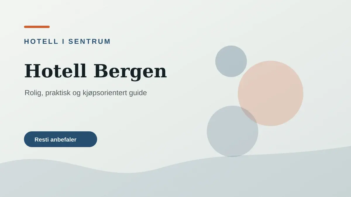 Hotell i Bergen med centrum, Bryggen, hamnen och fjällen som bakgrund